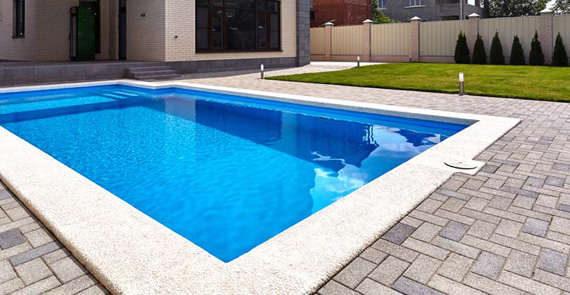 pool deck concrete paver design image